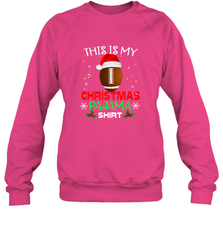 NFL This Is My Christmas Pajama Shirt  Gift For Football Lover Crewneck Sweatshirt Crewneck Sweatshirt - jonhlittlestore88