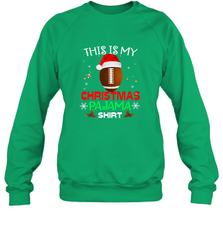 NFL This Is My Christmas Pajama Shirt  Gift For Football Lover Crewneck Sweatshirt Crewneck Sweatshirt - jonhlittlestore88