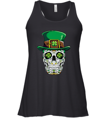 Sugar Skull Leprechaun T Shirt St Patricks Day Women Men Women's Racerback Tank Women's Racerback Tank - jonhlittlestore88