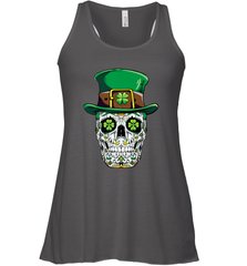 Sugar Skull Leprechaun T Shirt St Patricks Day Women Men Women's Racerback Tank Women's Racerback Tank - jonhlittlestore88