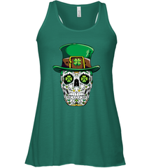 Sugar Skull Leprechaun T Shirt St Patricks Day Women Men Women's Racerback Tank Women's Racerback Tank - jonhlittlestore88