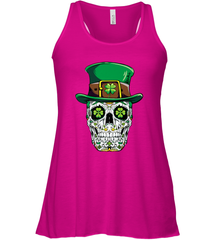 Sugar Skull Leprechaun T Shirt St Patricks Day Women Men Women's Racerback Tank Women's Racerback Tank - jonhlittlestore88