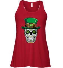 Sugar Skull Leprechaun T Shirt St Patricks Day Women Men Women's Racerback Tank Women's Racerback Tank - jonhlittlestore88