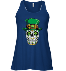 Sugar Skull Leprechaun T Shirt St Patricks Day Women Men Women's Racerback Tank Women's Racerback Tank - jonhlittlestore88