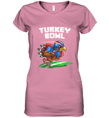 Cool Turkey Bowl _ Funny Thanksgiving Football Player Gift Women's V-Neck T-Shirt Women's V-Neck T-Shirt - jonhlittlestore88