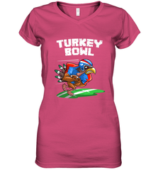 Cool Turkey Bowl _ Funny Thanksgiving Football Player Gift Women's V-Neck T-Shirt Women's V-Neck T-Shirt - jonhlittlestore88
