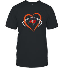 NFL Tampa Bay Buccaneers Heart Love Football Men's T-Shirt Men's T-Shirt - jonhlittlestore88