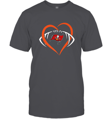 NFL Tampa Bay Buccaneers Heart Love Football Men's T-Shirt Men's T-Shirt - jonhlittlestore88