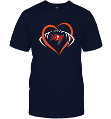 NFL Tampa Bay Buccaneers Heart Love Football Men's T-Shirt Men's T-Shirt - jonhlittlestore88