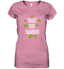 Shake your shamrocks Lucky shamrock Irish St Patrck's day Shirt Women's V-Neck T-Shirt Women's V-Neck T-Shirt - jonhlittlestore88
