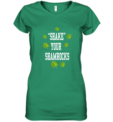 Shake your shamrocks Lucky shamrock Irish St Patrck's day Shirt Women's V-Neck T-Shirt Women's V-Neck T-Shirt - jonhlittlestore88