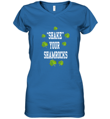 Shake your shamrocks Lucky shamrock Irish St Patrck's day Shirt Women's V-Neck T-Shirt Women's V-Neck T-Shirt - jonhlittlestore88