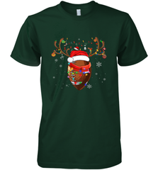 NFL Santa Hat American Football Reindeer Christmas Funny Sport Men's Premium T-Shirt Men's Premium T-Shirt - jonhlittlestore88
