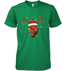 NFL Santa Hat American Football Reindeer Christmas Funny Sport Men's Premium T-Shirt Men's Premium T-Shirt - jonhlittlestore88