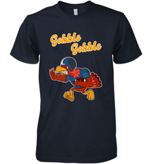 Turkey Football Shirt Funny Thanksgiving Turkey Gobble Gift Men's Premium T-Shirt Men's Premium T-Shirt - jonhlittlestore88