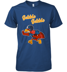 Turkey Football Shirt Funny Thanksgiving Turkey Gobble Gift Men's Premium T-Shirt Men's Premium T-Shirt - jonhlittlestore88