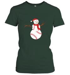 Snowman Baseball Christmas Women's T-Shirt Women's T-Shirt - jonhlittlestore88