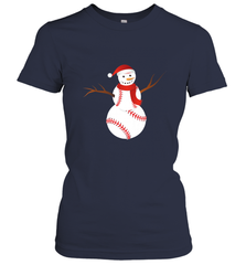 Snowman Baseball Christmas Women's T-Shirt Women's T-Shirt - jonhlittlestore88