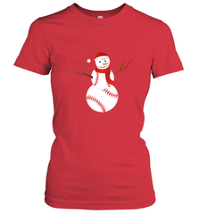 Snowman Baseball Christmas Women's T-Shirt Women's T-Shirt - jonhlittlestore88