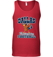 Dallas Thanksgiving Day Funny Turkey Playing Texas Football Premium T Shirt Men's Tank Top Men's Tank Top - jonhlittlestore88