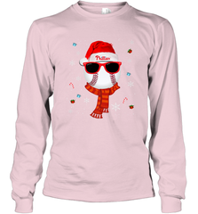 Philadelphia Phillies Logo Christmas Baseball Player Glasses Santa Hat Pajama Gift Long Sleeve T-Shirt Long Sleeve T-Shirt - jonhlittlestore88