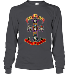 Guns N' Roses Classic Cross Logo Long Sleeve T-Shirt Long Sleeve T-Shirt - jonhlittlestore88