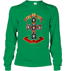 Guns N' Roses Classic Cross Logo Long Sleeve T-Shirt Long Sleeve T-Shirt - jonhlittlestore88
