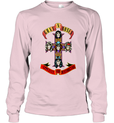 Guns N' Roses Classic Cross Logo Long Sleeve T-Shirt Long Sleeve T-Shirt - jonhlittlestore88