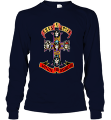 Guns N' Roses Classic Cross Logo Long Sleeve T-Shirt Long Sleeve T-Shirt - jonhlittlestore88