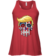 Trump sugar skull Women's Racerback Tank Women's Racerback Tank - jonhlittlestore88