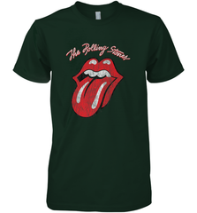 Mens The Rolling Stones Script Tongue Logo Men's Premium T-Shirt Men's Premium T-Shirt - jonhlittlestore88