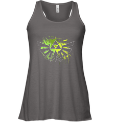 Legend Of Zelda Triforce Logo Paint Splatter Women's Racerback Tank Women's Racerback Tank - jonhlittlestore88