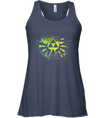 Legend Of Zelda Triforce Logo Paint Splatter Women's Racerback Tank Women's Racerback Tank - jonhlittlestore88