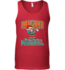 NFL Miami Christmas Dabbing Santa Playing Miami Football Men's Tank Top Men's Tank Top - jonhlittlestore88