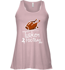 Turkey And Football Thanksgiving Day Football Fan Holiday Gift Women's Racerback Tank Women's Racerback Tank - jonhlittlestore88