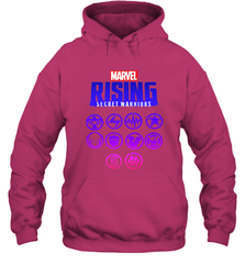 Marvel Rising Secret Warriors Hero Emblem Logo Hooded Sweatshirt Hooded Sweatshirt - jonhlittlestore88