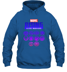 Marvel Rising Secret Warriors Hero Emblem Logo Hooded Sweatshirt Hooded Sweatshirt - jonhlittlestore88