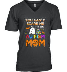 You Can't Scare Me I'm An Autism Mom Ghost Awareness Funny Men's V-Neck Men's V-Neck - jonhlittlestore88