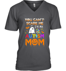 You Can't Scare Me I'm An Autism Mom Ghost Awareness Funny Men's V-Neck Men's V-Neck - jonhlittlestore88