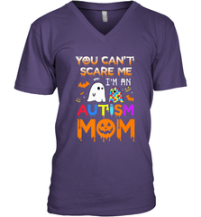 You Can't Scare Me I'm An Autism Mom Ghost Awareness Funny Men's V-Neck Men's V-Neck - jonhlittlestore88