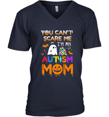 You Can't Scare Me I'm An Autism Mom Ghost Awareness Funny Men's V-Neck Men's V-Neck - jonhlittlestore88