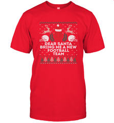 NFL Dear Santa Bring Me A New Football Team Christmas Sweater Men's T-Shirt Men's T-Shirt - jonhlittlestore88