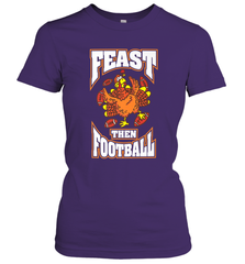 Funny Thanksgiving Turkey Feast Than Football Women's T-Shirt Women's T-Shirt - jonhlittlestore88