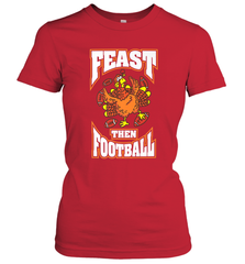 Funny Thanksgiving Turkey Feast Than Football Women's T-Shirt Women's T-Shirt - jonhlittlestore88