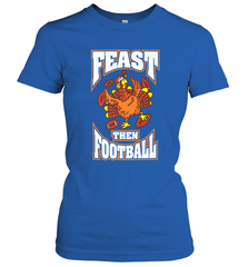 Funny Thanksgiving Turkey Feast Than Football Women's T-Shirt Women's T-Shirt - jonhlittlestore88