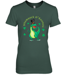 T Rex Dinosaur St. Patrick's Day Irish Funny Women's Premium T-Shirt Women's Premium T-Shirt - jonhlittlestore88