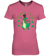 T Rex Dinosaur St. Patrick's Day Irish Funny Women's Premium T-Shirt Women's Premium T-Shirt - jonhlittlestore88