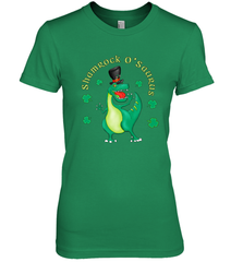 T Rex Dinosaur St. Patrick's Day Irish Funny Women's Premium T-Shirt Women's Premium T-Shirt - jonhlittlestore88
