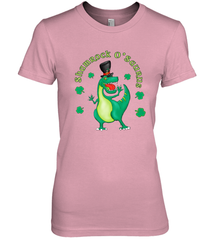 T Rex Dinosaur St. Patrick's Day Irish Funny Women's Premium T-Shirt Women's Premium T-Shirt - jonhlittlestore88