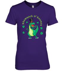 T Rex Dinosaur St. Patrick's Day Irish Funny Women's Premium T-Shirt Women's Premium T-Shirt - jonhlittlestore88